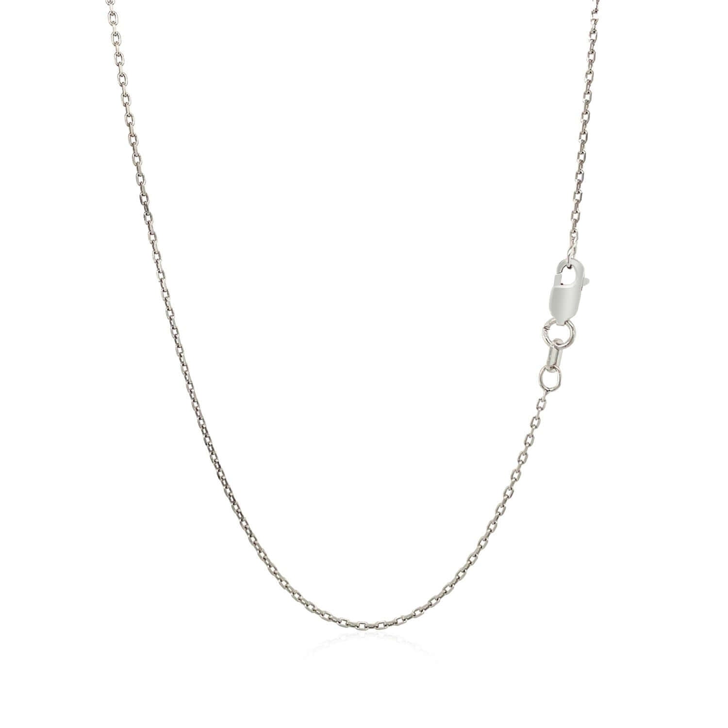 Open Heart Pendant with Diamonds in Sterling Silver - Ellanice